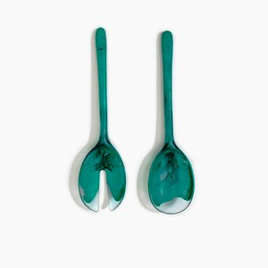 Artículo en Oferta, Accesorios de Cocina, Juego de Servidores de Ensalada de Acacia, Ecológico, Apto para Lavavajillas, Utensilios para Ensalada, Hecho en India - Product Image 1