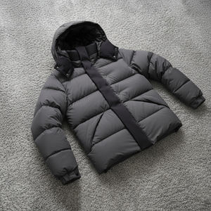 Wholesale Affordable Price Cotton <b>Quilted</b> <b>Thick</b> Winter Bubble Jacket For Man Windproof Lightweight Warm Streetwear Puffer Jacket - Product Image 6