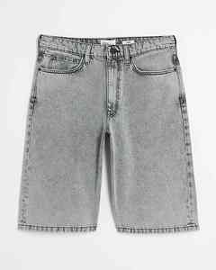 กางเกงยีนส์ขาสั้นผ้าแคนวาสผู้ชายซักปานกลางผ้าฝ้ายระบายอากาศได้เอวปานกลางน้ำหนักเบาแนวสตรีทแวร์ระบายอากาศได้ดีผลิตตามสั่ง - Product Image 1