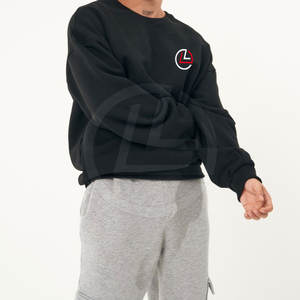 Chándal holgado de gran tamaño para hombre con pantalones de cintura con cordón y diseño de sudadera relajada, chándal informal holgado para hombre - Product Image 6