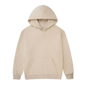 2025 Fabricantes de ropa unisex Sudaderas con capucha personalizadas Streetwear Zip up Heavyweight 500 Gsm Sudaderas con capucha en blanco de gran tamaño - Product Image 5