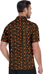 Camiseta de Manga Corta para Hombre 2025, Ecológica, con Estampado por Transferencia de Calor, Tejido de Punto Suave y Transpirable, Holgada, para Golf - Product Image 2