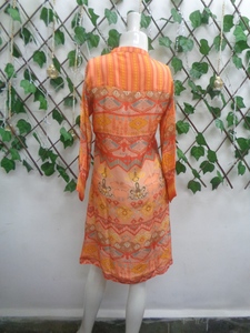 Sleek Digital Printed Clothing Long Tunic <b>Kurti</b> for Women's Everyday and Occasional Wear Options From India - Product Image 2