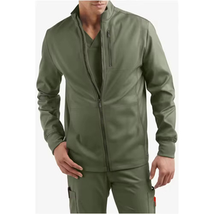 Veste de travail médicale pour hommes, uniforme d'hôpital, design professionnel, tissu doux, manches longues, vêtements de travail médicaux OEM ODM - Product Image 2