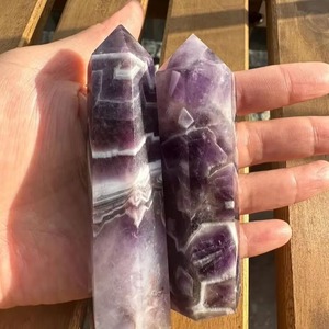 Cristales Mágicos de Alta Demanda, Amatista Africana Natural, Mini Torres, Color Morado Intenso, 100% Limpio, Color Play, Reiki, Meditación - Product Image 6