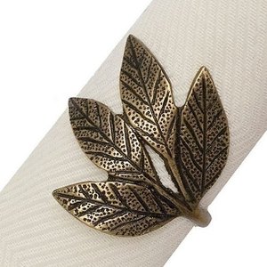 WELL High quality brass and aluminium High-<b>end</b> Wedding Banquet Decorations Napkin Ring whole sale and rose round napkin ring... - Product Image 1