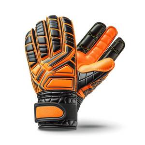 Professional Anti-Slip Goalkeeper <b>Gloves</b> Latex Grip Comfortable Leather and Latex Grip for Outdoor <b>Sports</b> - Product Image 1