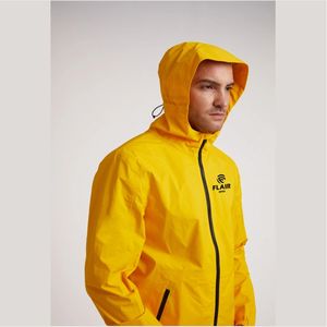 Chaqueta Cortavientos Impermeable y Transpirable con Capucha Plegable para Hombre, con Cremallera, para Correr y Lluvia - Product Image 3
