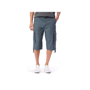 กางเกงขาสั้นคาร์โก้ของผู้ชายแบบสั่งทำกางเกงวิ่งทรงหลวมแบบมีกระเป๋าผ้าแคนวาสสีเทรนด์ทุกขนาด - Product Image 1