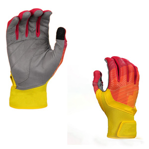 Venta al por mayor de guantes de bateo de béisbol de fútbol americano personalizados protección de manos para hombre mujer guantes de béisbol guantes de dedo completo - Product Image 2