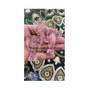 Vente en gros de figurine d'ange en Aventurine jaune d'orgone faite à la main pour les cadeaux spirituels de guérison énergétique Reiki et les séances de méditation - Product Image 3