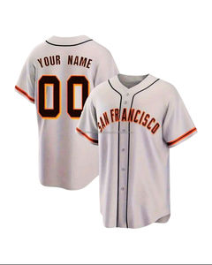 Maillots de sport de baseball imprimés par transfert thermique 100% polyester Baseball et softball Prêt à expédier Meilleure qualité Jersey cousu - Product Image 3