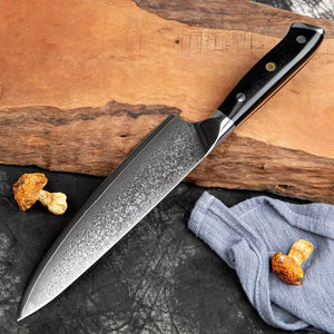 Couteau de chef de cuisine Damas de qualité supérieure personnalisé en gros OEM ODM Manche en plastique en acier inoxydable japonais à haute teneur en carbone - Product Image 3