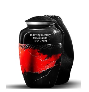 Personalized <b>Urns</b> for Human Ashes Cremation <b>Urns</b> Funeral Women & Men Decorative <b>Urns</b> <b>Large</b> Blue Custom SIze - Product Image 4