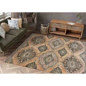 Alfombra con Estampado de Medallón: Elegante Alfombra Interior para Oficina, Pasillo, Escaleras, Alfombra de Terciopelo de Lujo - Product Image 1