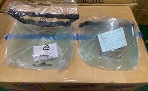 Protectores faciales económicos CE EN166 ANSI Z87.1 Protectores faciales transparentes - Product Image 4