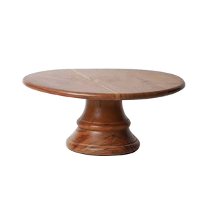 Soporte de pastel de fruta de madera decorativo hecho a mano para el mejor precio soporte de servidor de pastel de cumpleaños - Product Image 4
