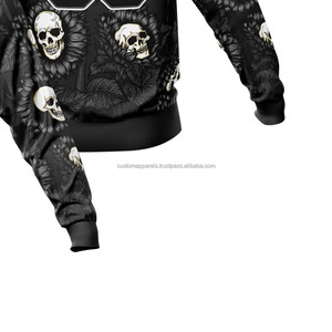 Custom Winter 500gsm Heavyweight Windproof Eco-Friendly Hoodie Streetwear 100% Polyester Sublimation Blank Oversized Pullover - Product Image 6