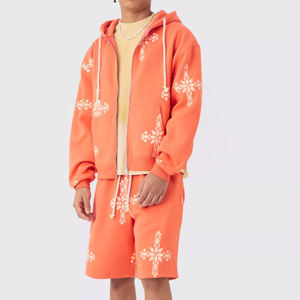 Offre Spéciale automne couleur unie hommes à manches longues fermeture éclair Hoodies avec des couleurs et des tailles personnalisées - Product Image 1