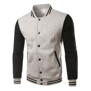 Chaqueta de uniforme de béisbol de primavera American Retro 2025 para hombres y mujeres estilo universitario con mangas de cuero PU y cuello alto - Product Image 4
