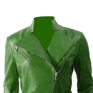 2025 New Arrival Women's Leather Fashion Jacket High Quality Wholesale with <b>Cotton</b> Filling Best Material <b>Raw</b> Processing - Product Image 2