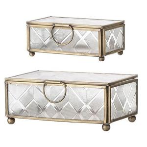 Solid Brass Trinket/<b>Jewelry</b> <b>Box</b> Unique Design Gold Color Brass Stand Boxes <b>Jewelry</b> <b>Box</b> Trending Design - Product Image 2