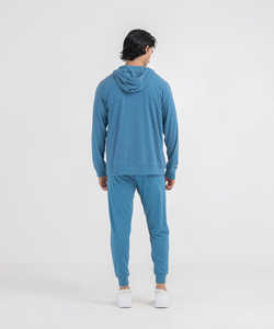 Heavy Weight 100% Fleece Pullover Two Pocket Venta al por mayor de alta calidad Otoño Mens Jersey Hoodie con bordado de impresión digital - Product Image 4