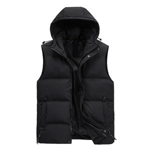 Vente chaude hommes Slim Puffer Gilet personnalisé sans manches tenue décontracté respirant haute nouvelle conception Oem coton hiver Puffer Gilet - Product Image 1