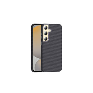 Coque arrière de protection de luxe en fibre de carbone Netzy pour Samsung Galaxy S24, compatible MagSafe, pour modèle 14 Plus - Product Image 1