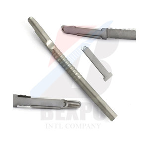 Grattoir d'os d'implant dentaire de qualité supérieure pour la greffe osseuse Matériau d'outil chirurgical dentaire durable Acier inoxydable - Product Image 6