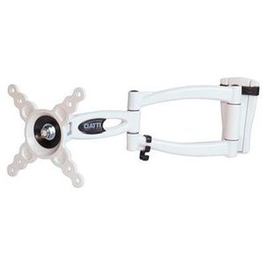 Soporte de Pared para Monitor de TV ELTRIS100 Blanco, VESA 100 x 100, Inclinable de Tres Articulaciones, Capacidad de Carga 26 kg - Product Image 1