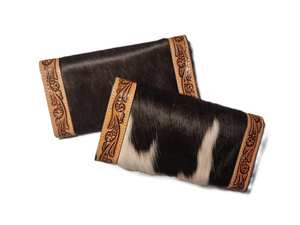 Cartera Bifold de Cuero Genuino Premium con Bloqueo RFID y Conjunto de Bolso de Mano Estilo Vintage con Cierre de Cremallera, Pulseras de Moda Occidental para Mujer - Product Image 2