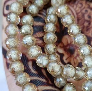 ลูกปัดมอยส์ซอไนต์เกรด AAA เกรด6มม. สีเหลืองตัดได้อย่างดีเยี่ยมเครื่องประดับตามสั่งขนาดหินขนาด4มม. 8มม. 10มม. - Product Image 6