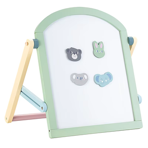 Tablero de escritura de dos lados, tablero de tiza, <span class=keywords><strong>pizarra</strong></span> de seguridad <span class=keywords><strong>para</strong></span> bebés pequeños - Product Image 4