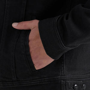 Veste en jean à manches longues de haute qualité pour homme avec revers Style décontracté pour l'hiver et le printemps Porter une veste confortable et respirante - Product Image 6