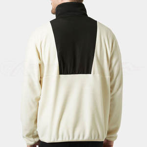 Nueva Sudadera con capucha de media cremallera de moda para hombre 100% algodón estilo callejero para invierno liso teñido hecho en Pakistán - Product Image 4