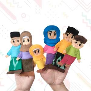 Juego de Marionetas de Dedo Educativas para Familias Musulmanas, Marionetas Lindas y Duraderas, Perfectas para Jardín de Infancia y Aprendizaje en el Hogar - Product Image 3