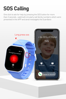 Maxtop Locator Sports Fitness Tracker Bracelet Touch Phone Call Games Montre intelligente pour enfants
