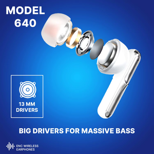 Audífonos Inalámbricos Kyptec 640 ENC, Audio Nítido, Cancelación de Ruido, Sonido de Alta Fidelidad, Diseñados para Mayor Comodidad - Product Image 2