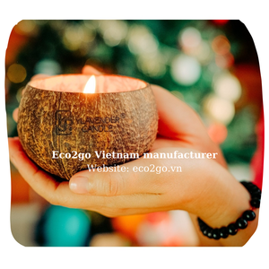 Bougie parfumée à mèche en bois de coquille de noix de coco de marque privée Bougie parfumée en cire de soja 100% écologique naturelle - Product Image 4