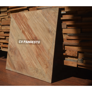 Paneles de Pared 3D Modernos de Madera No Tejida, Diseño Geométrico, Insonorizantes y Absorbentes de Sonido, Madera de Teca de Indonesia, para Entretenimiento en el Hogar y Villas - Product Image 2