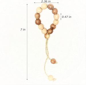 Rond de serviette en bois super luxe, décor de table de fête de mariage en forme vintage, rond de serviette exclusif, noël indien - Product Image 2