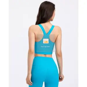 Sujetador deportivo derretido exclusivo de poliéster para mujer, ligero, transpirable para correr, Yoga, deportes elegantes, correr a la moda - Product Image 2