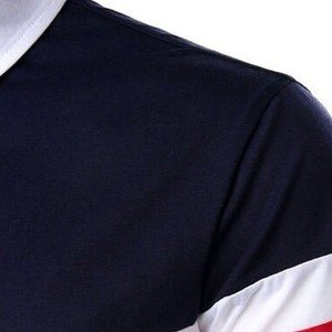 เสื้อเชิ้ตผู้ชายคุณภาพพรีเมียม ทรงเข้ารูป ผ้าฝ้าย 100% ระบายอากาศได้ดี ผ้าถักลายพิมพ์ ปรับแต่งได้ แขนสั้น - Product Image 3