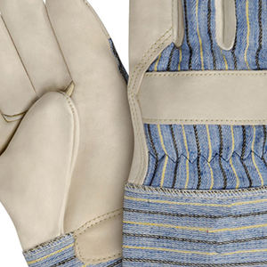 ถุงมือหนังหนา 8 มิล สำหรับงานอุตสาหกรรมและก่อสร้าง  แบบหนาพิเศษเพื่อการยึดเกาะที่ดีขึ้น - Product Image 6