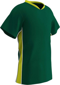 Camisetas de fútbol americano transpirable verano 100% algodón mangas completas con cuello contraste paneles laterales y detalle de tubería - Product Image 2