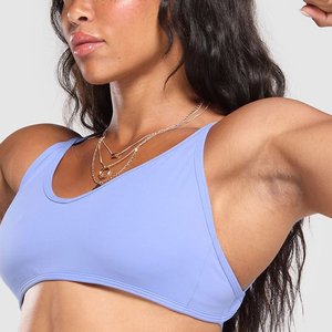 Women Sexy Fitness Strappy cotton Shockproof Yoga <b>Bra</b> Women's High Impact Gym Active Wear Sports <b>Bra</b> for women - Product Image 3