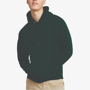 Sweat-shirt d'hiver pour homme à fermeture éclair, coupe oversize, couleur unie, avec poche, personnalisable avec logo, prix usine, vente en gros, marque privée - Product Image 6