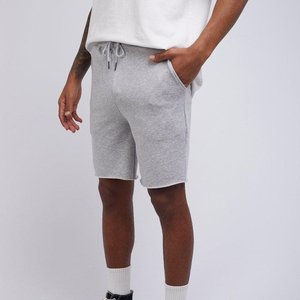 Pantalones cortos de malla de peso pesado personalizados para hombre, ropa de calle de estilo lavado con ácido desgastado Vintage para correr con aspecto desteñido por el sol - Product Image 5