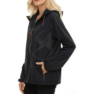 Vestes coupe-vent pour femmes, en tricot respirant, de haute qualité, à la mode, avec logo personnalisé, vente en gros OEM ODM - Product Image 2